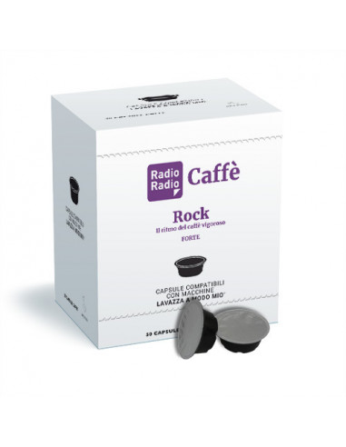 Rock - 100 Capsule Caffè Compatibili Lavazza A Modo Mio