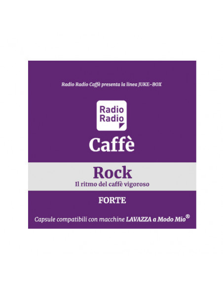 Rock - 100 Capsule Caffè Compatibili Lavazza A Modo Mio