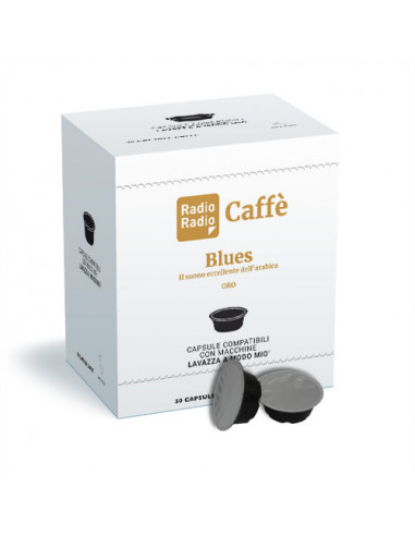 Blues - 100 Capsule Caffè Compatibili Lavazza A Modo Mio