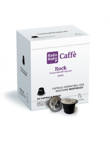 Rock - 100 Capsule Caffè Compatibili Nespresso